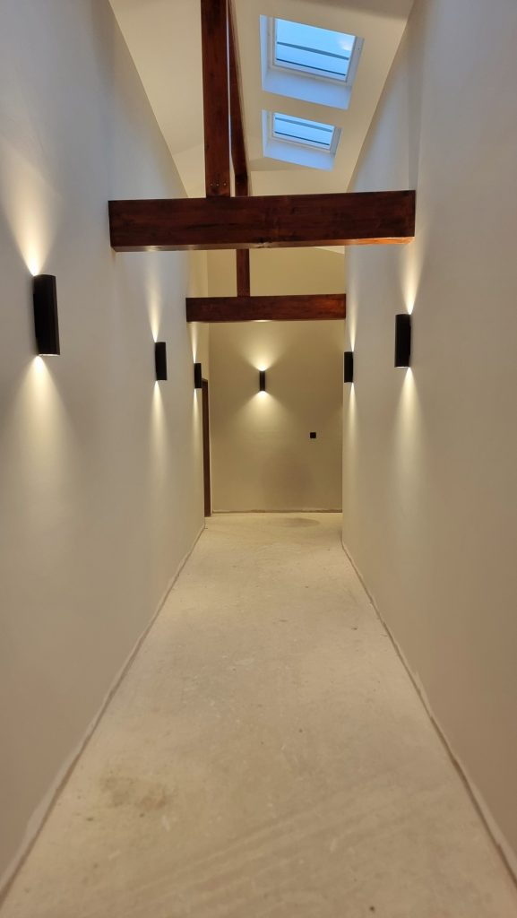 Residential electrical wiring installation