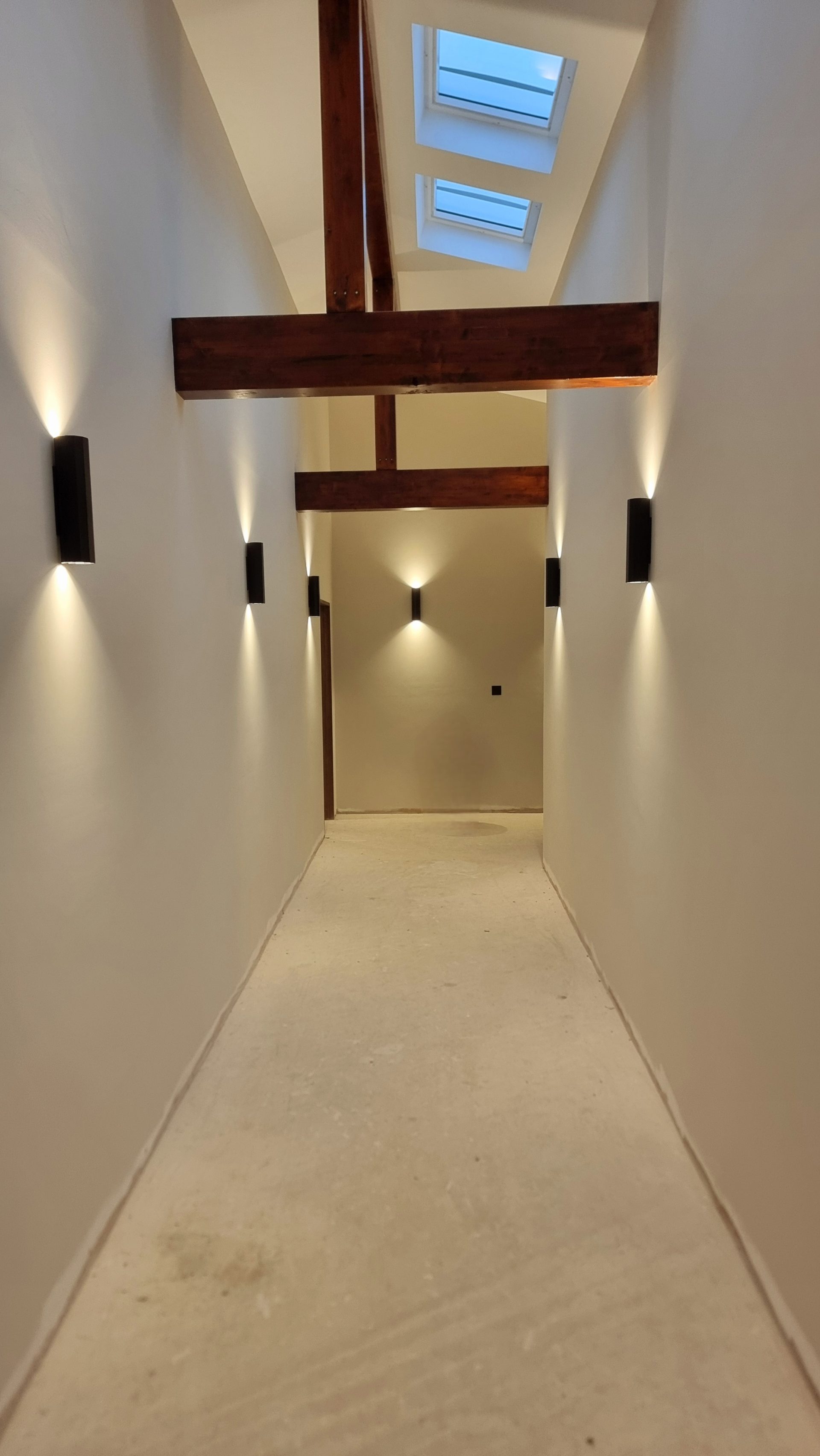 Residential electrical wiring installation