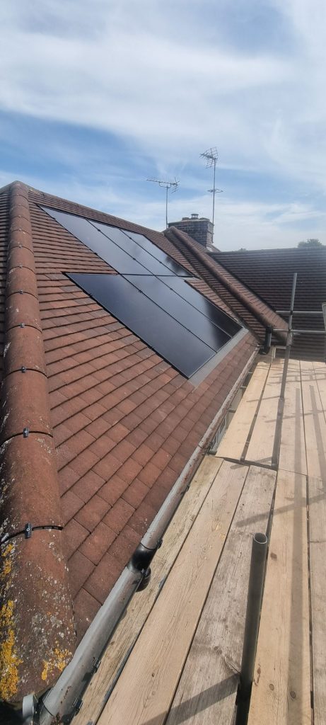 Professional electrician fixing electrical wiring