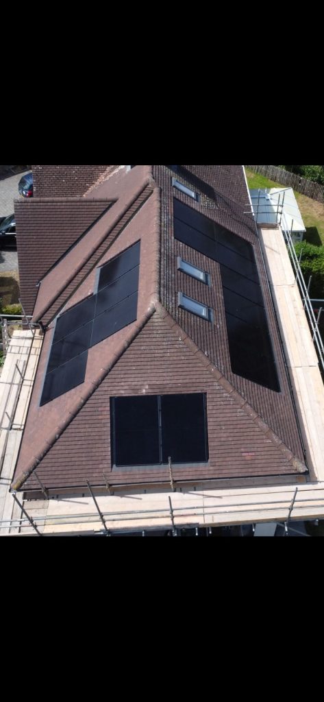 Modern electrical installation in home